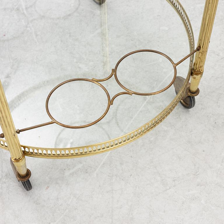 Serving cart, late 20th century.