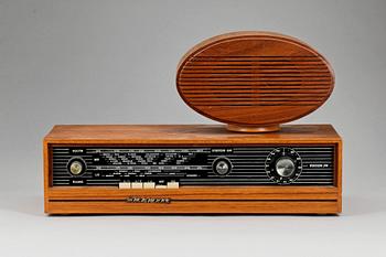 MUSIKANLÄGGNING, Skantic (Skandinaviska Radio AB, Stockholm), teak, 1900-talets mitt.