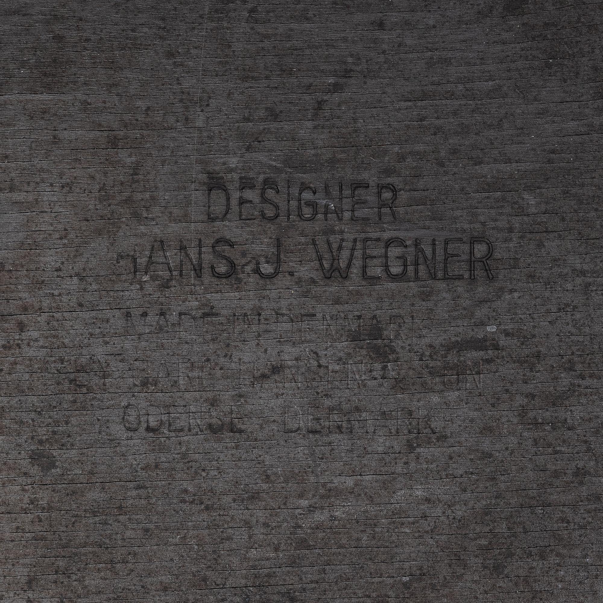 Hans J. Wegner, Armchair CH 35, Carl Hansen, Odense, Denmark.