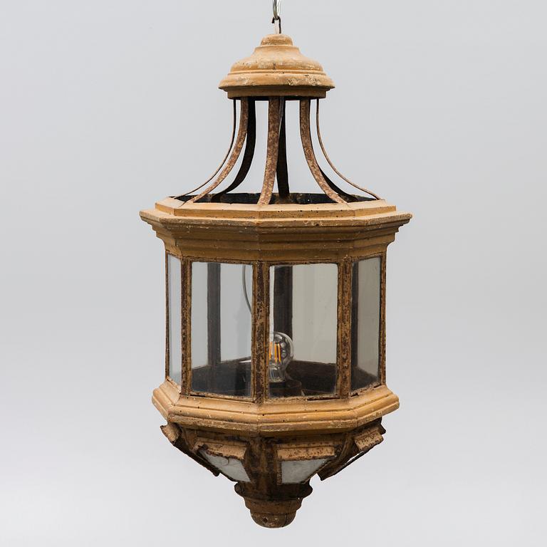 Ceiling lantern, 19th century.