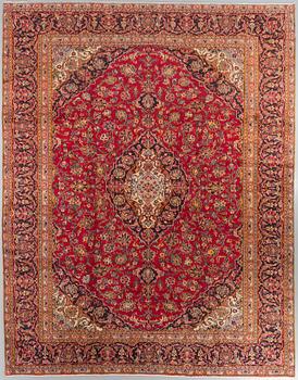 CARPET, old, Kashan, circa 394 x 293 cm.