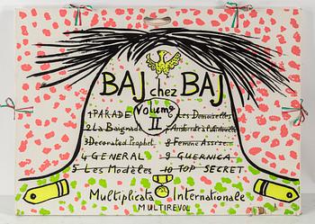ENRICO BAJ, 10 silkescreens with application, "Baj chez Baj", signed and numbered 52/250.
