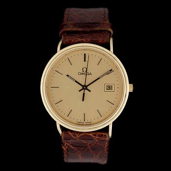 ARMBANDSUR, herr, 18k guld, Omega.