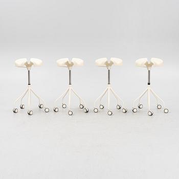 Jordi Bardia & Otto canalda, four 'Binaria' stools, D Barcelona.