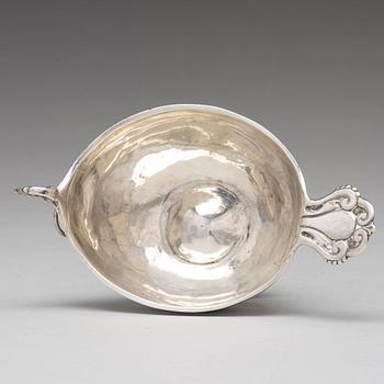 A Swedish 18th century silver brandy-bowl, mark of Johan Rudman, Gävle (1689-1727(1734)).