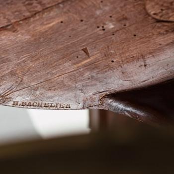 A pair of French 19th century cupboards sign H Bachelier.