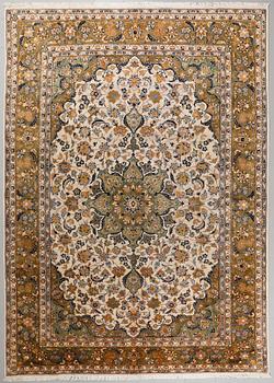 A rug, probably Najafabad, old, ca 370 x 263 cm.