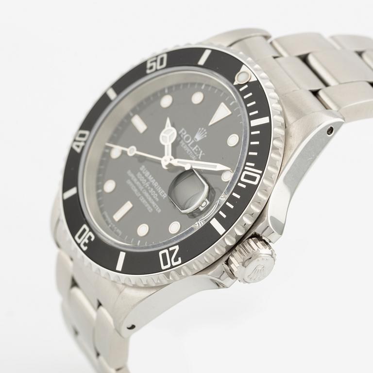 Rolex, Oyster Perpetual Date, Submariner, wristwatch, 40 mm.