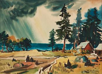 609. Richard Uutmaa, Coastal Landscape.