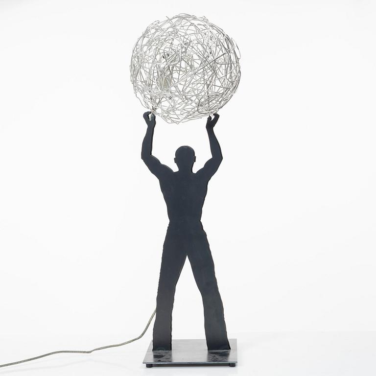 Enzo Catellani, bordslampa, "Uomo della Luce", Catellani & Smith, Italien, 2000-tal.