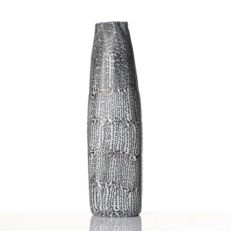Paolo Venini, a "Mezzaluna Murrine" glass vase, model no. 3670, Venini, Murano, Italy, 1950s.