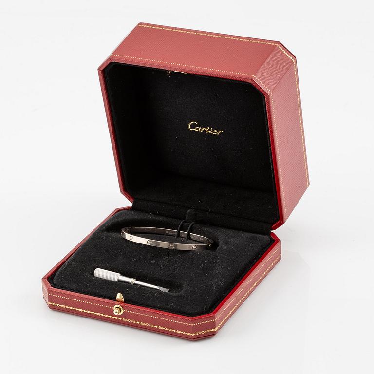 A Cartier bracelet "Love" in 18K white gold.