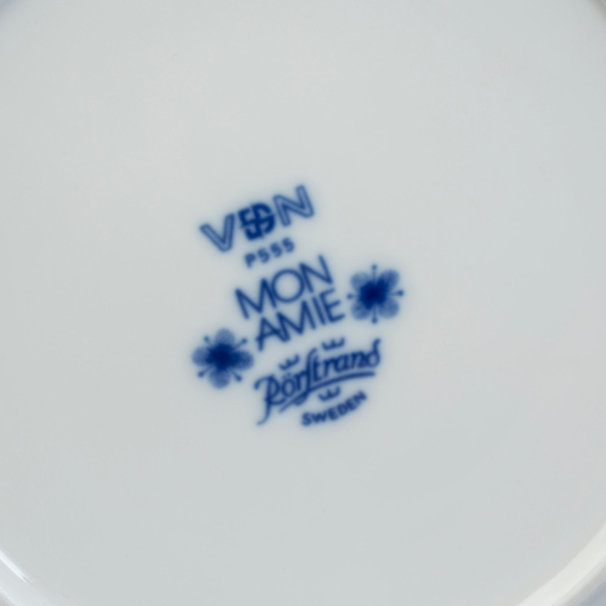 KAFFESERVIS, 26 delar, "Mon Amie", Marianne Westman, Rörstrand, 1900-talets andra hälft.