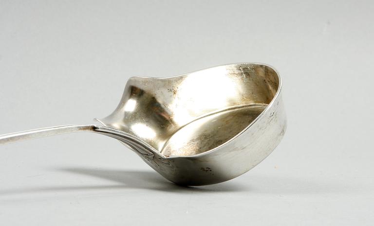 SOPPSLEV, silver, Gustav Möllenborg, Stockholm 1860.