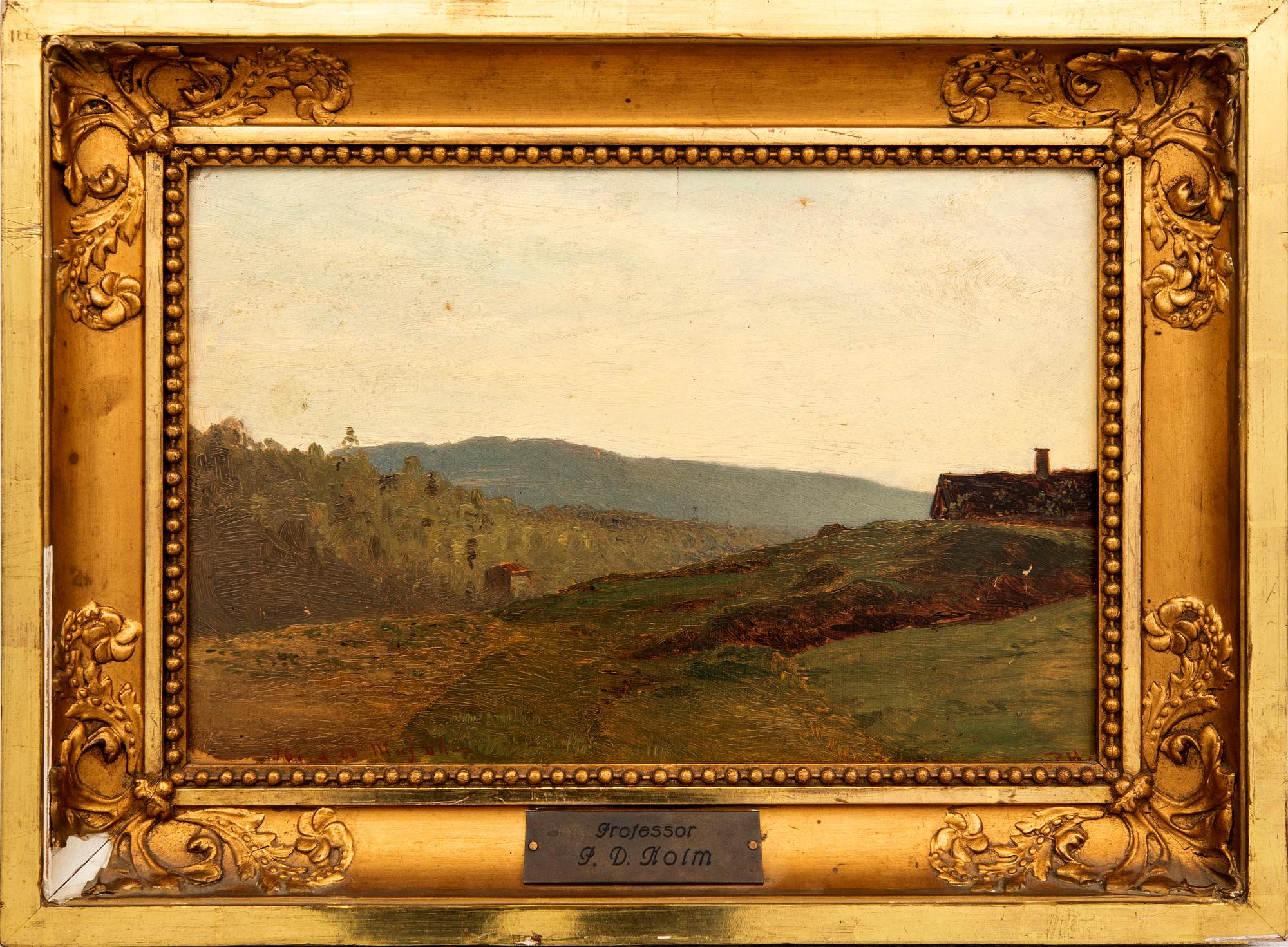 Per Daniel Holm, oil on canvas, signed and dated.