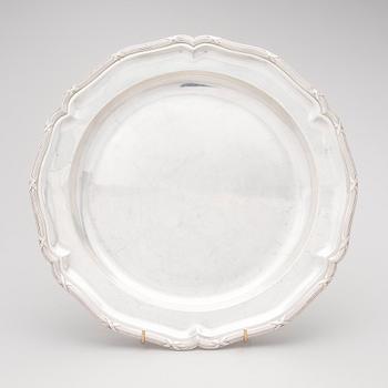 An Austria-Hungarian Silver Plate, 1872-1922.