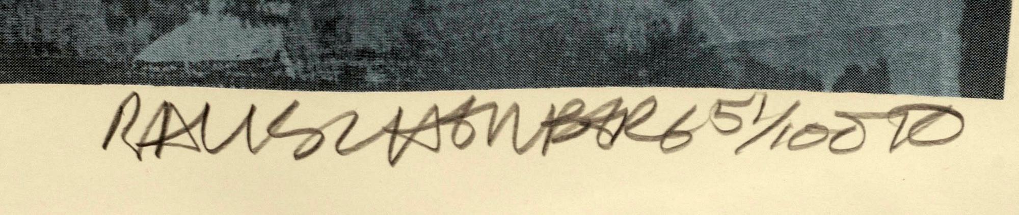 ROBERT RAUSCHENBERG, silkscreen signed dated and numbered 70 51/100.
