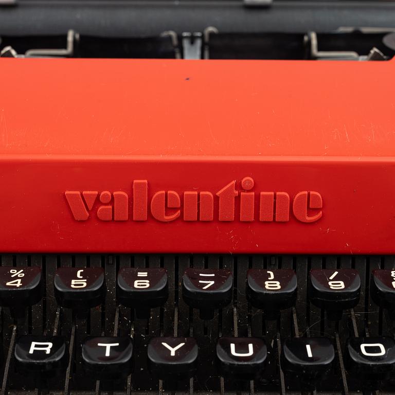 Ettore Sottsass, typewriter, "Valentine", Olivetti, Italy.