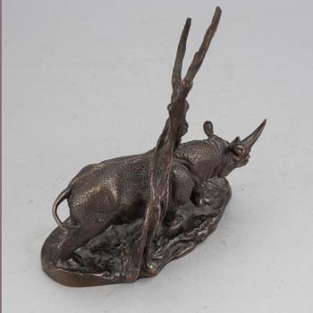 SKULPTUR, brons, The Franklin Mint, 1976.