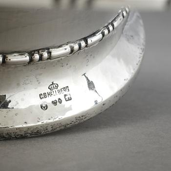 SKÅL, silver. CG Hallberg, Stockholm 1920. Vikt ca 573 gram.