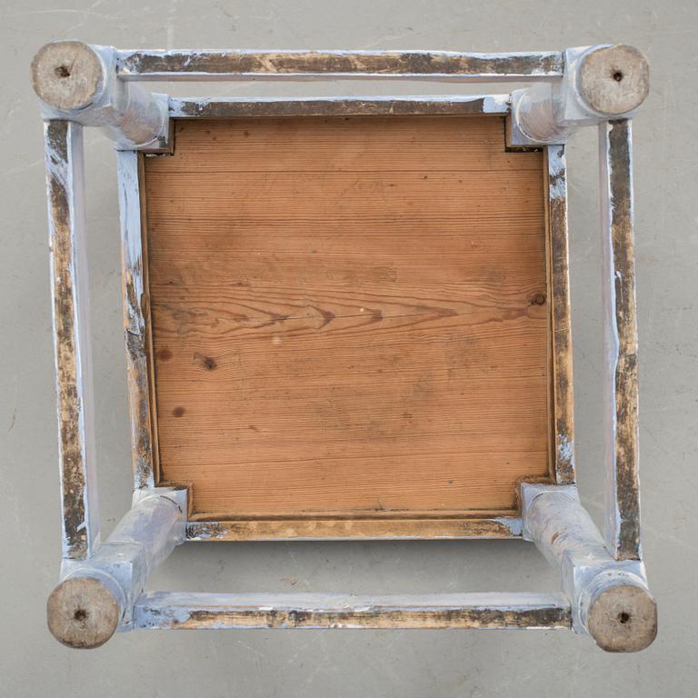 STOLAR, 5 stycken, provinsarbeten i barock, 1700-/1800-tal.