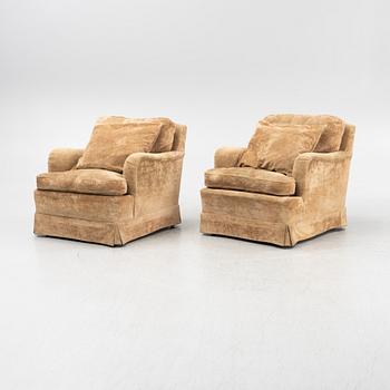 A pair of armchairs, second half of the 20th century.
