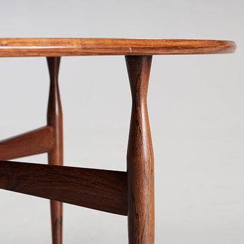 Ib Kofod-Larsen, a palisander sofa table, Christensen & Larsen, Denmark 1950's-60's.