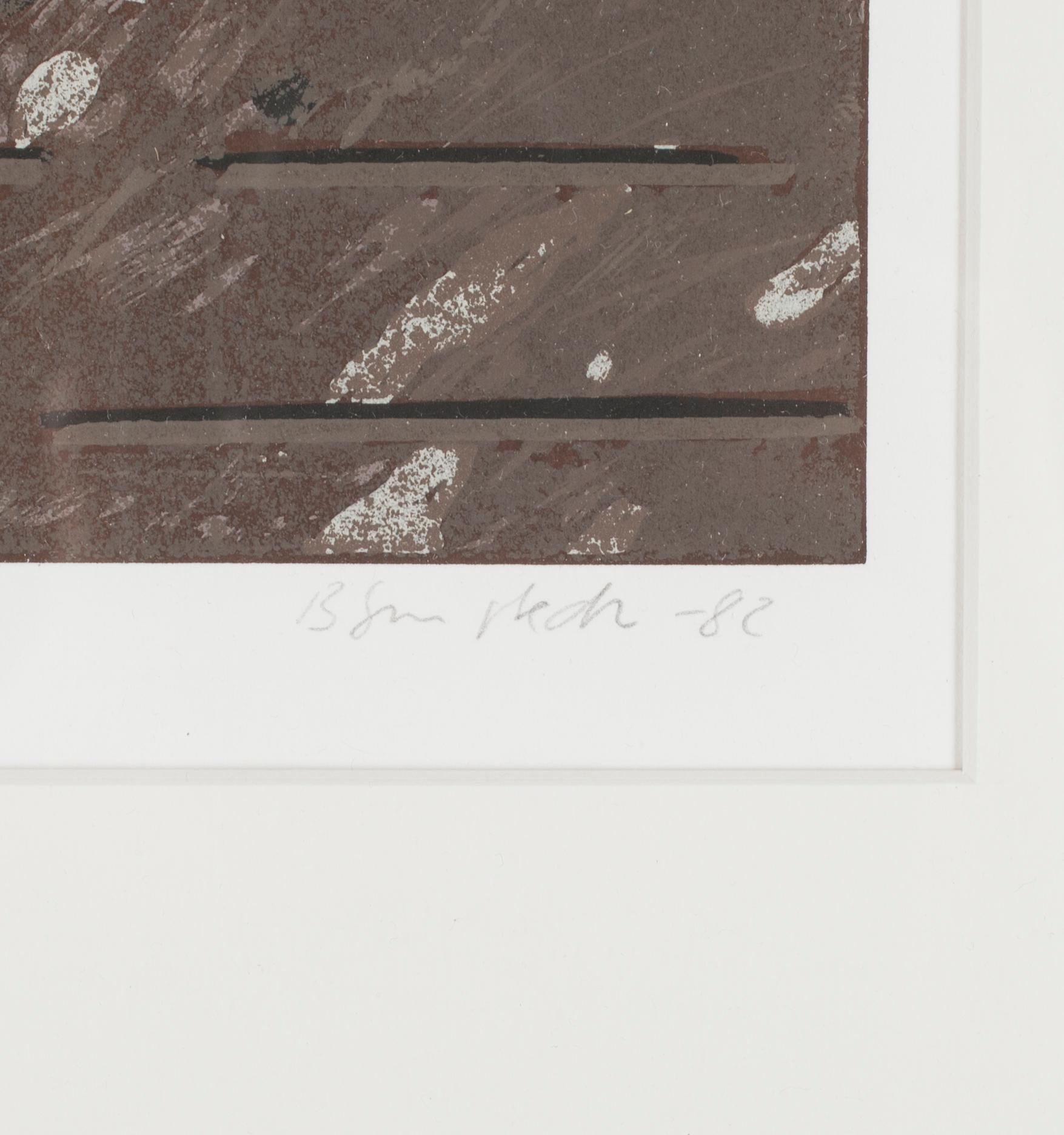JUHANA BLOMSTEDT, serigrafi, signerad, daterad -82 och numrerad IX/XXV.
