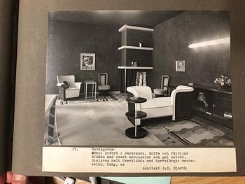 Axel Einar Hjorth, a Swedish Grace version of the model 'Borgen' table, Nordiska Kompaniet 1930s.