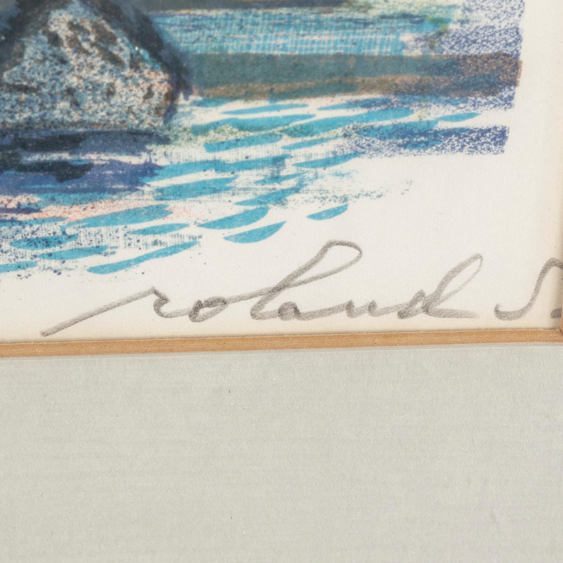 ROLAND SVENSSON, lithograph in colours, signed Roland S. and numbered H.C. XXV/XXX in pencil.