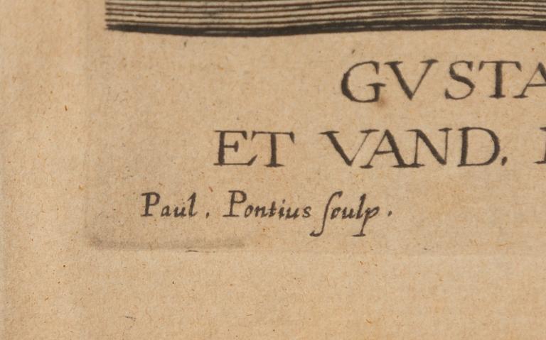 Paulus Pontius, 'Gustaf II Adolf'.