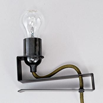 ANDREAS MARTIN-LÖF, a "Clamp Lamp, Studio Item No 01, Black Edition", AML Studio 2014. Limited edition of ca 50.