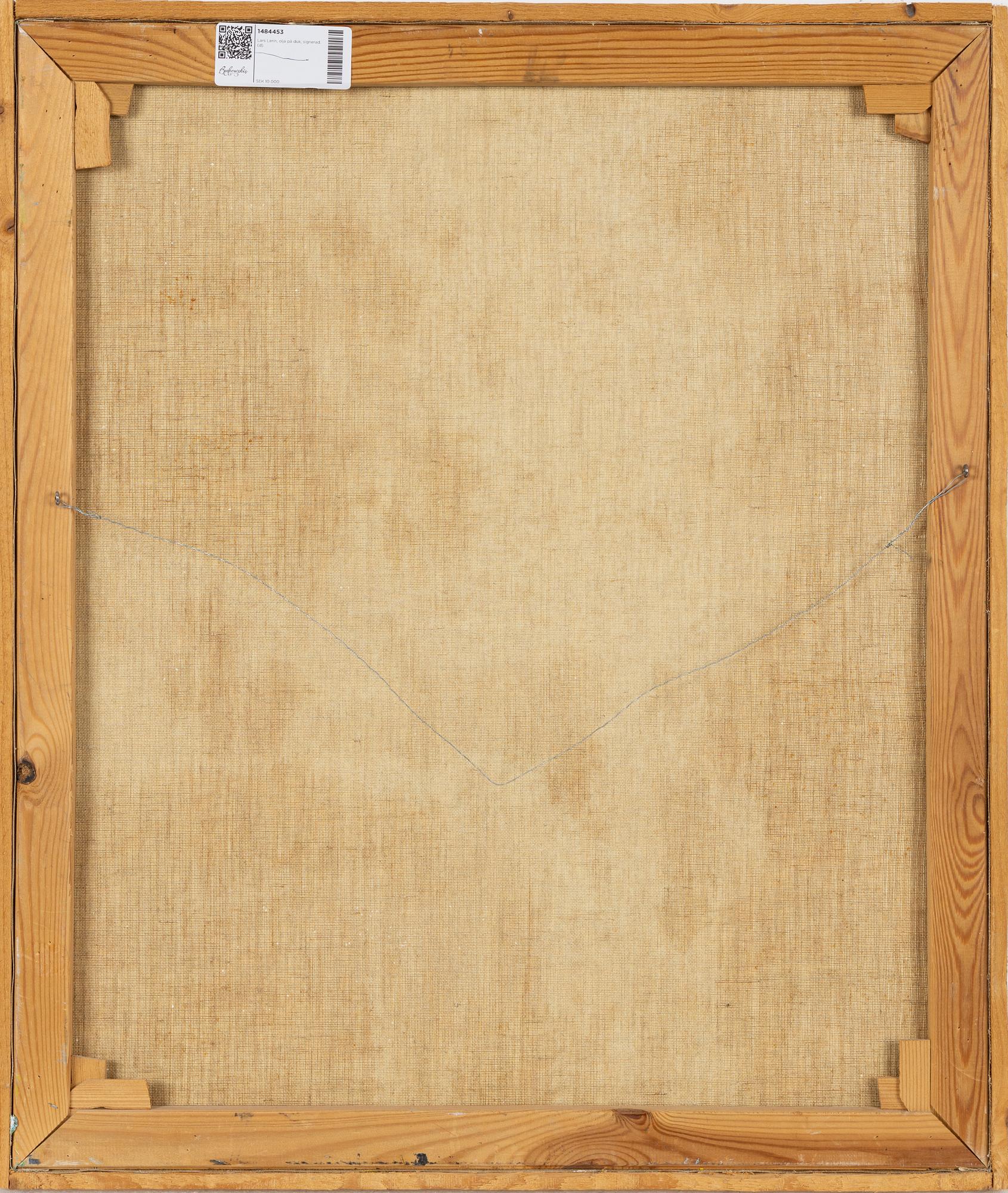 Lars Lerin, olja på duk, signerad.