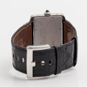 CARTIER, Tank Divan, wristwatch, 38 x 24 mm.