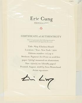 Eric Cung, pigment print, 2011, signed on certificate, Ed 2/5.