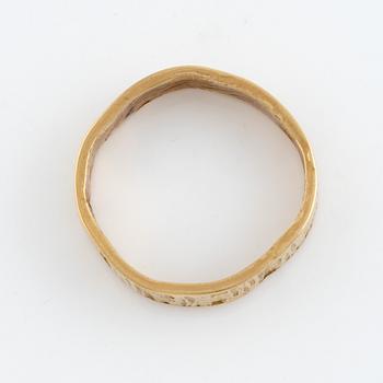 Björn Weckström, 18K gold ring, Lapponia 1970, Finland.