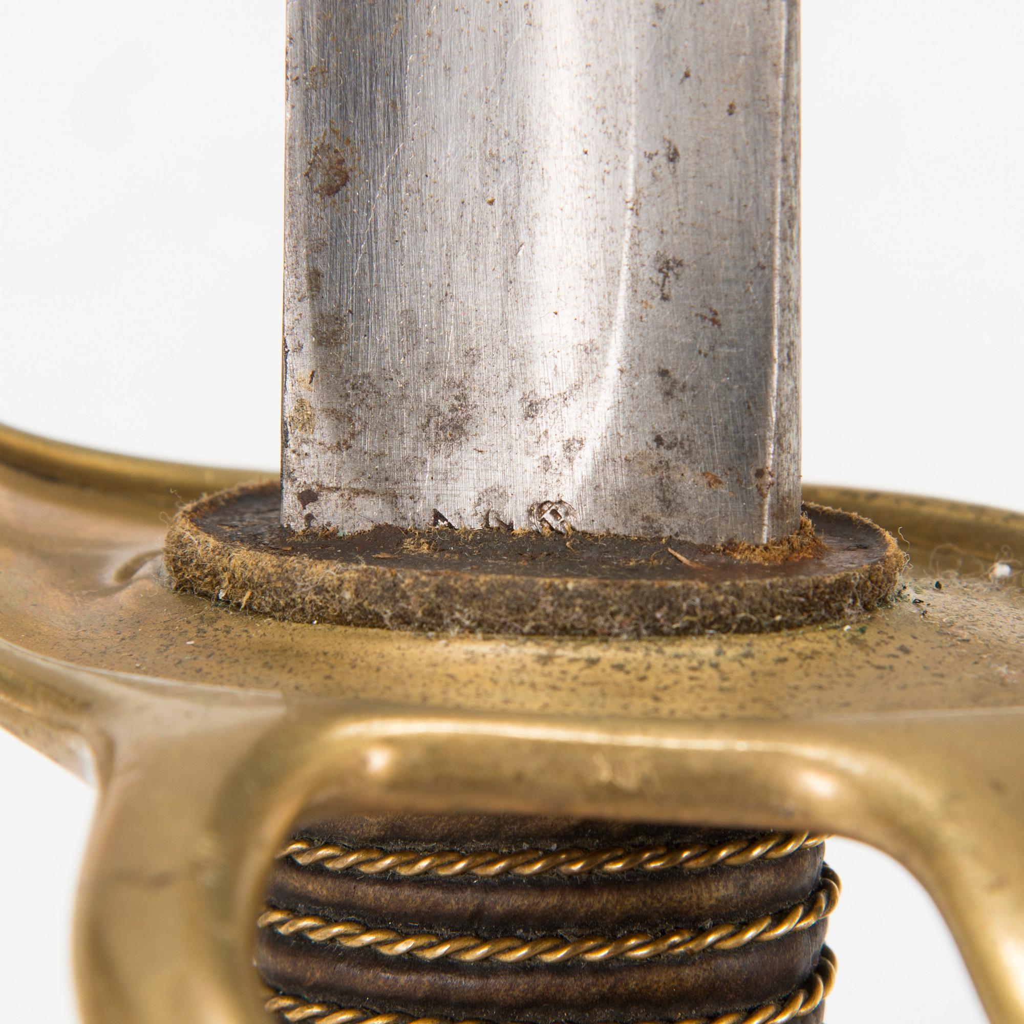 A French cavalry sabre model 1822.