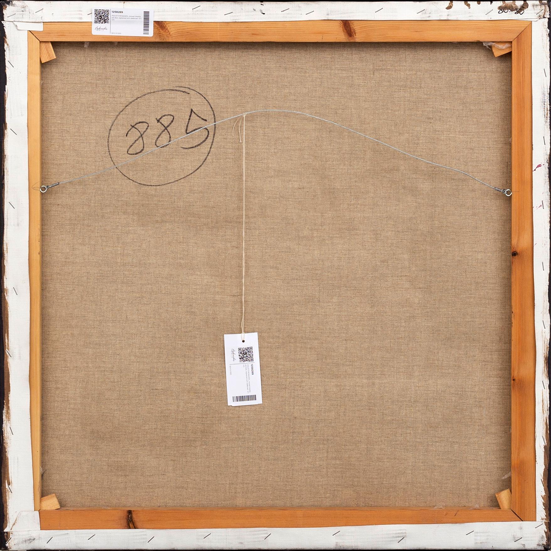 AGUSTÍ PENADÉS, a signed and dated mixed media on canvas.