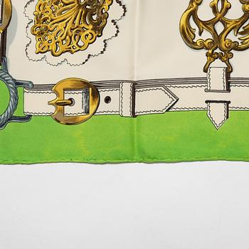 Hermès, scarves, 2 st, "Cuivreries" & "Dies et Hore"/"Astrologie".