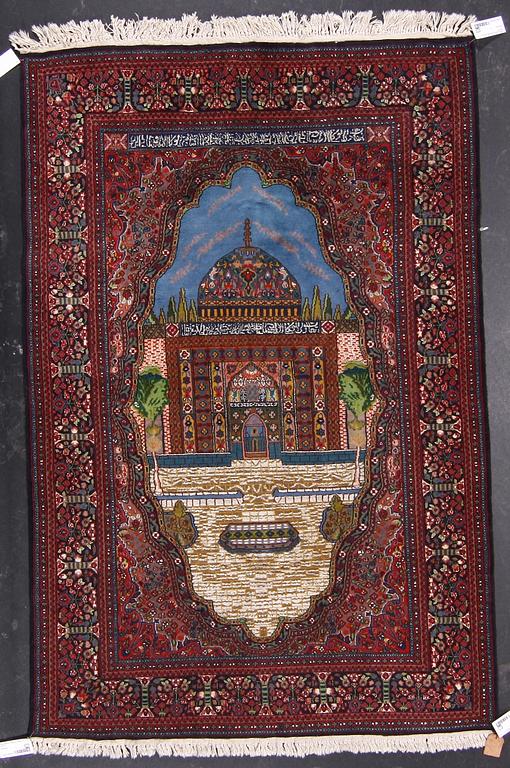 MATTA, orientailsk, figural, ca 185x125.
