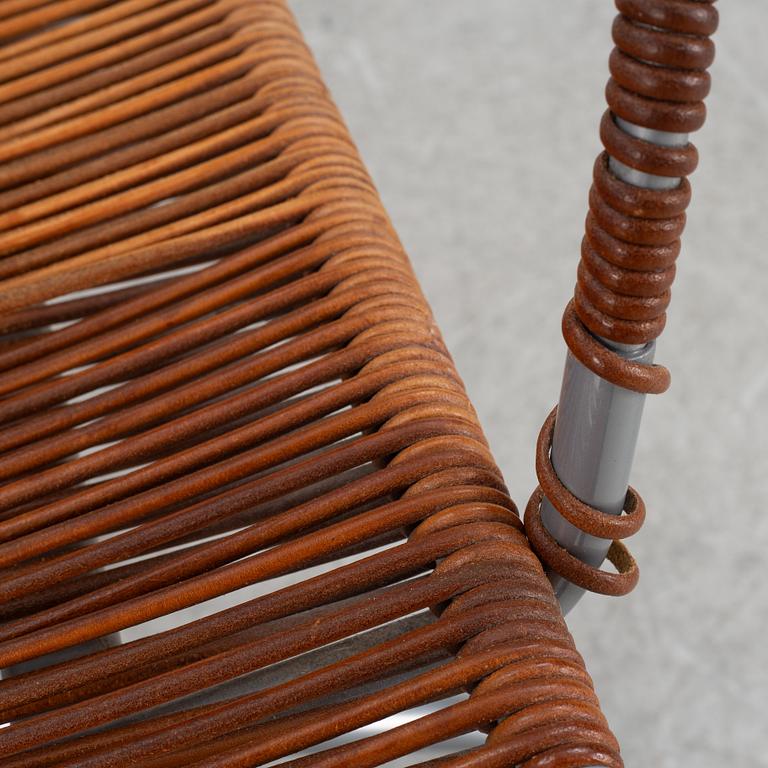 Tito Agnoli, a "Miss B" swivel chairs, Pierantonio Bonacina, Italy, later part of the 20th century.