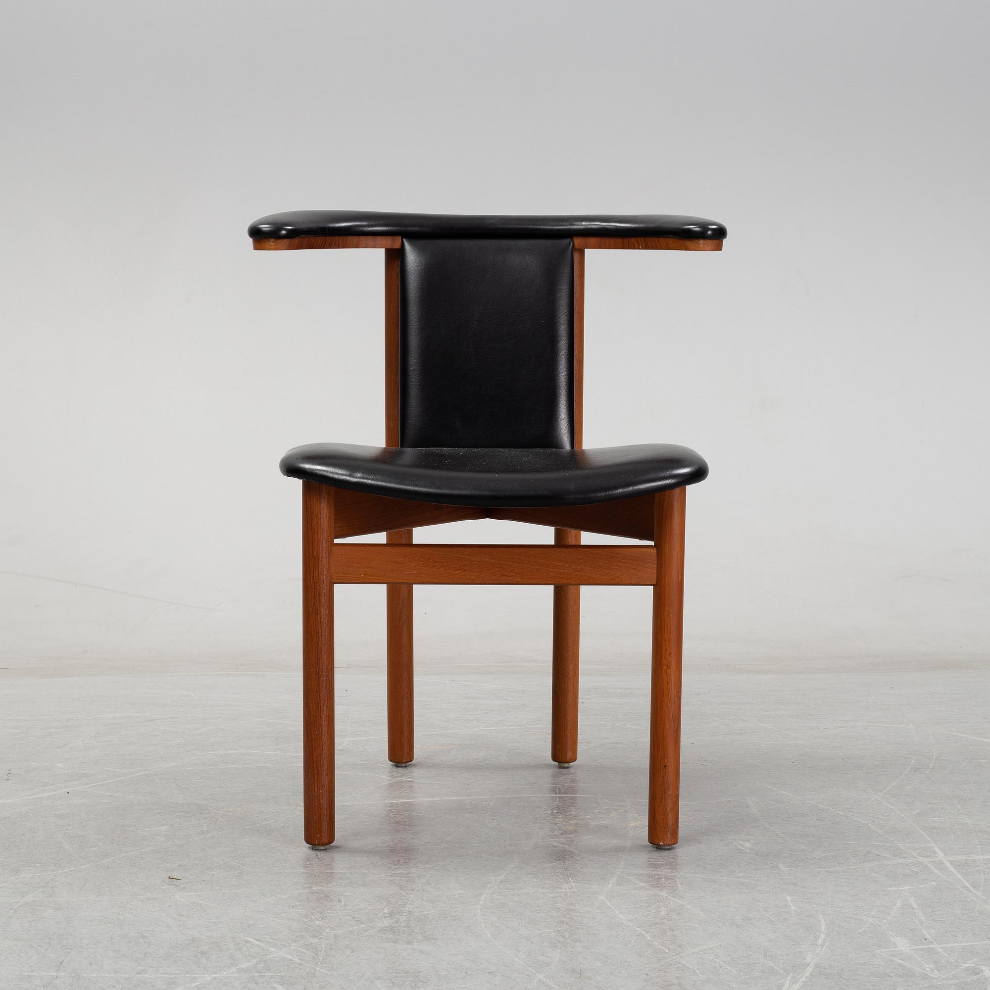 Hans Olsen, a 'King Fredrik VII' teak chair, Aerö Möbler, Denmark, designed in 1964.