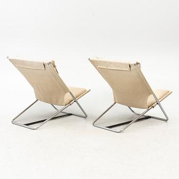 Gillis Lundgren, a pair of "Astral hög" armchairs, IKEA, 1970s.