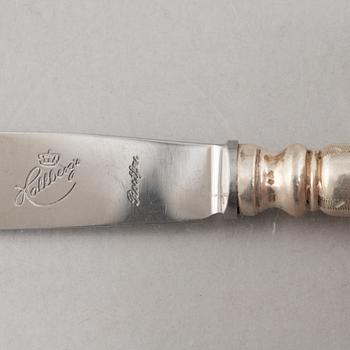 A Swedish Silver Cutlery, model "Svea", CG Hallberg, Stockholm, mostly 1933 (100 pieces).