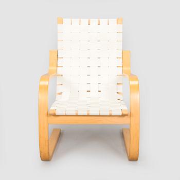 Alvar Aalto, fåtölj, modell 406, Artek, 1900-talets slut.