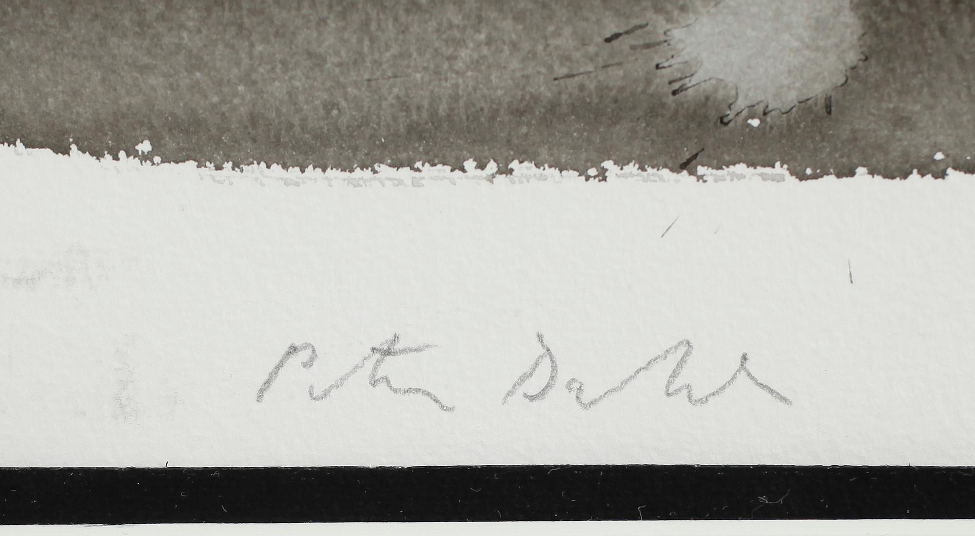PETER DAHL, akvarell, signerad.