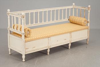 SOFFA, gustaviansk stil, 1800-tal.