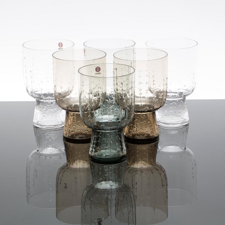 GLASS SERVICE, 21 PCS, "Sarjaton", by IIttala,