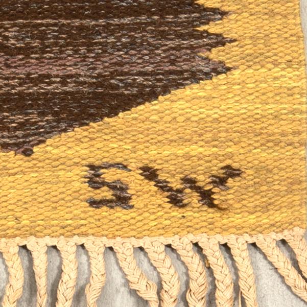 Matta, rölakan signerad SW (Solveig Westerberg), "Le Petite" ca 310x193 cm.