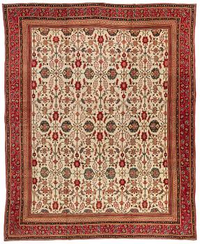 519. An Agra carpet, North India, c. 508 x 409 cm.